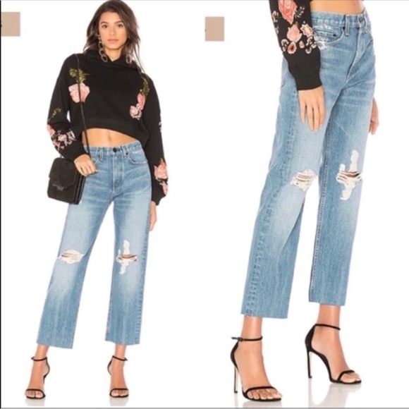 Rag & Bone The Straight Jeans Shaker Distressed - Picture 2 of 9